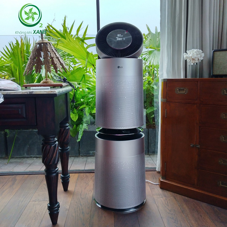 Dùng máy lọc không khí để loại bỏ mùi hoa sữa có trong không khí